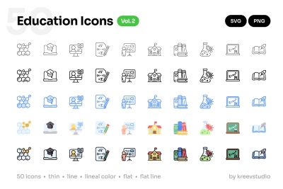 Education Icons Vol. 2