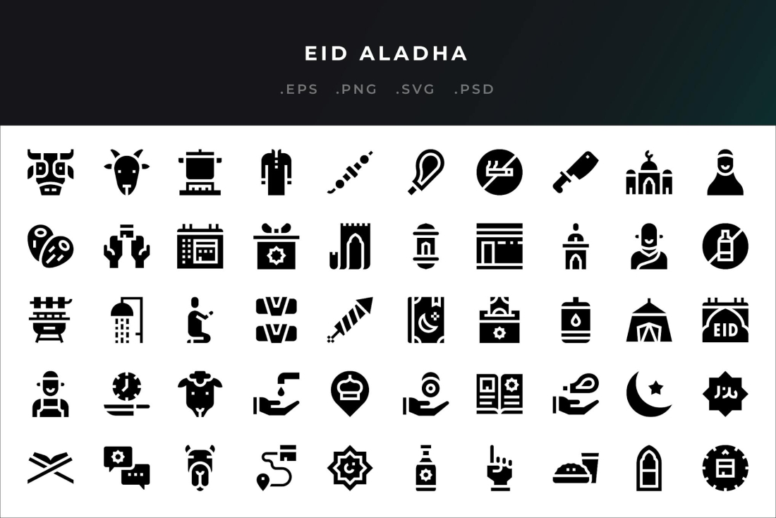 Eid Aladha Icons