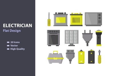 Electrician Icon Pack
