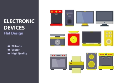 Electronic Devices Icon Pack
