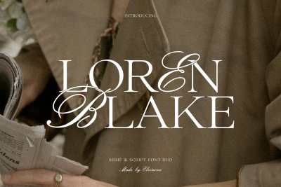 Elegant Serif & Script Font Duo
