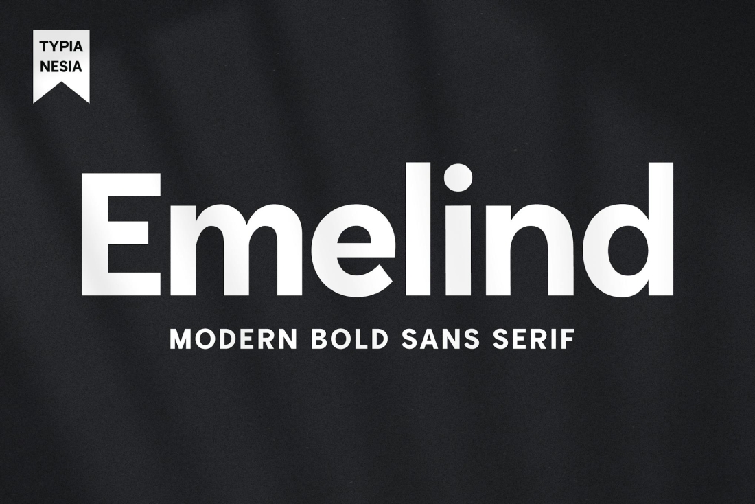 Emelind - Modern Logo Sans