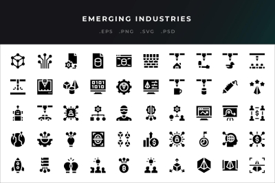 Emerging Industries Icons