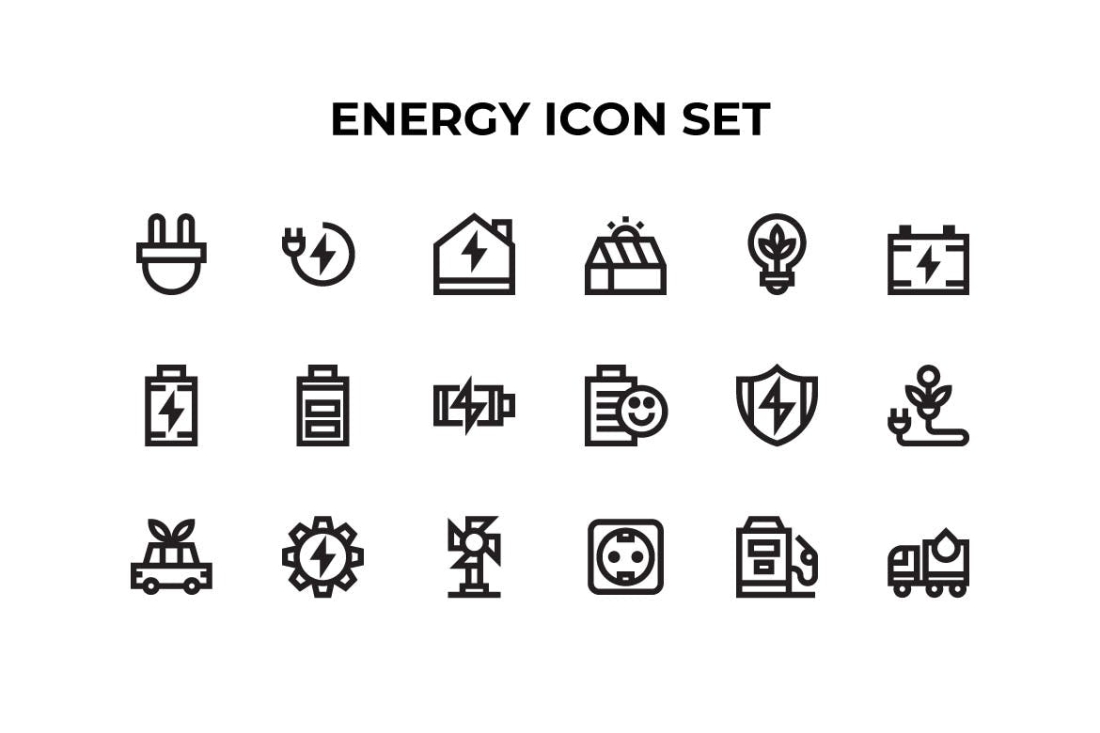 Energy Icons Set