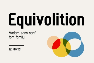 Equivolition Modern Sans Serif Font Family