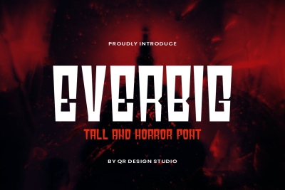 Everbig - Tall & Horror Font