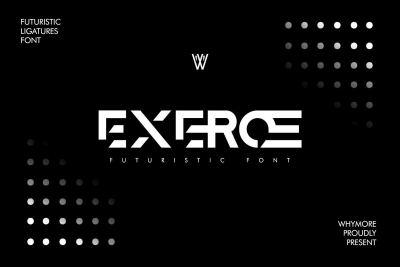 Exeroe | Futuristic Modern Fonts