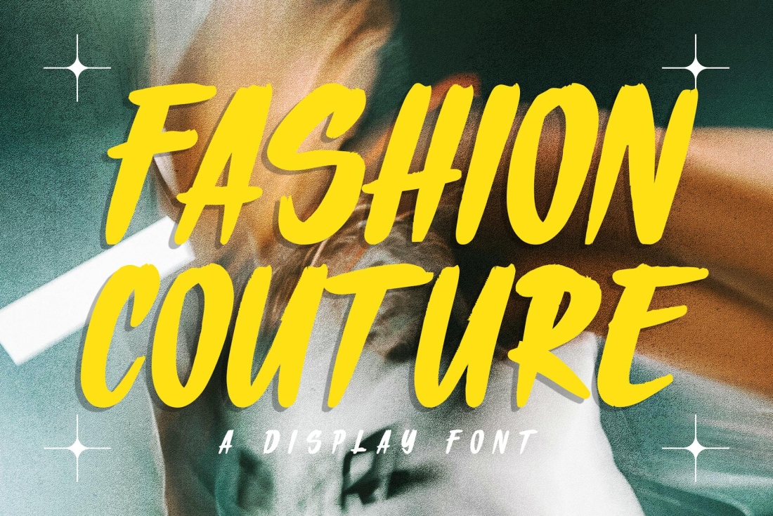 FASHION COUTURE MODERN MARKER Y2K DISPLAY FONT