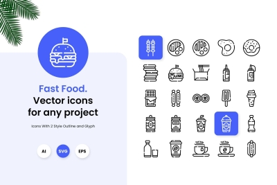 Fast Food Icons