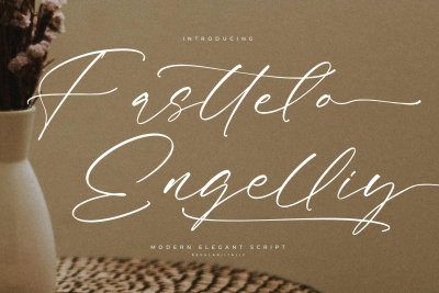 Fasttelo Engelliy Modern Elegant Script Font
