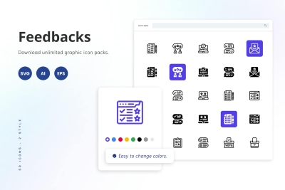 Feedbacks Icons