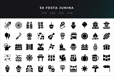 Festa Junina Icons