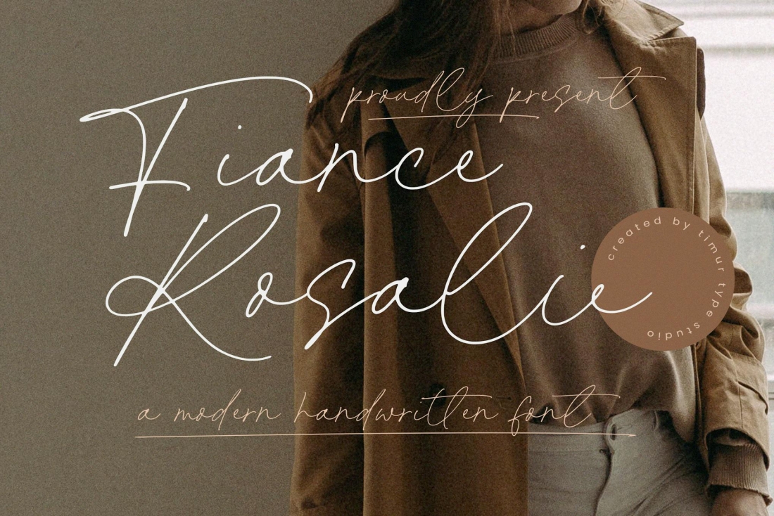 Fiance Rosalie - Modern Handwritten Font TT