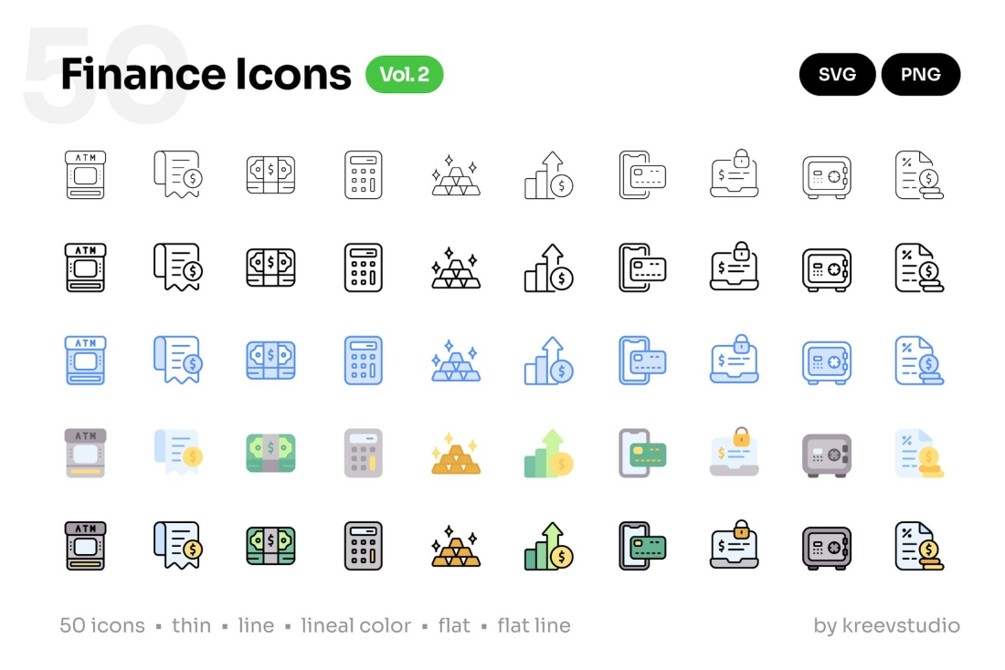 Finance Icons Vol. 2