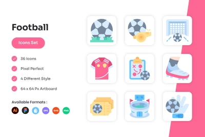 Football Icons Set