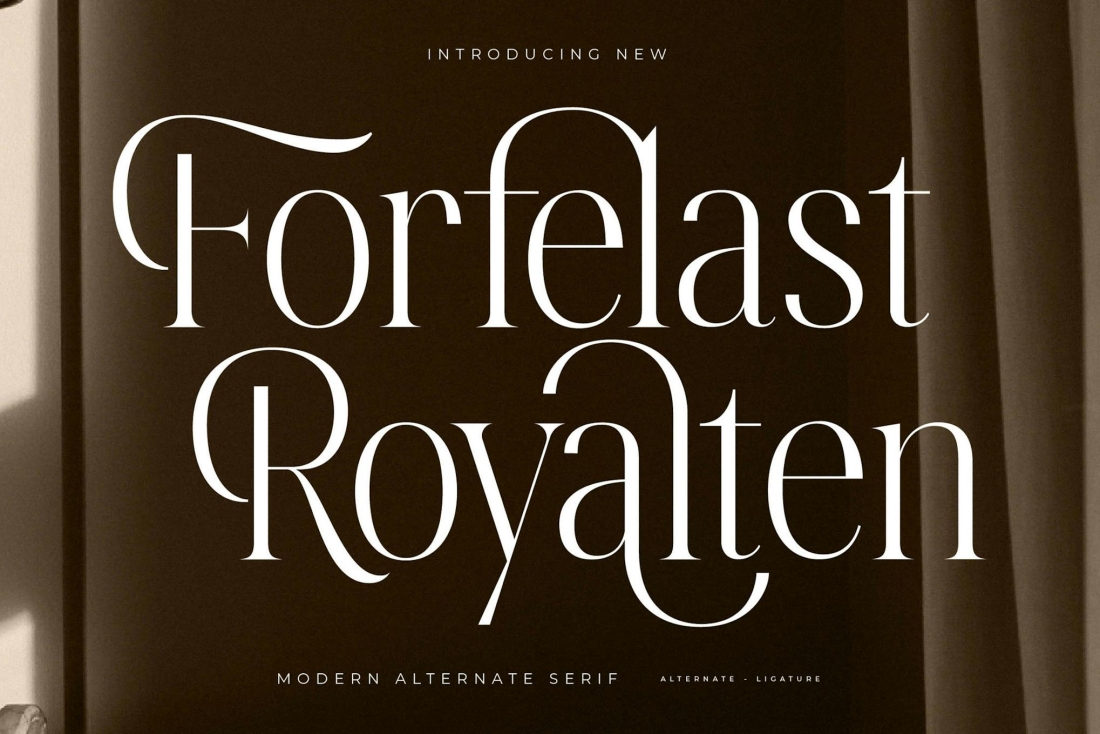 Forfelast Royalten Modern Alternate Serif Font