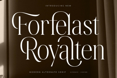 Forfelast Royalten Modern Alternate Serif Font