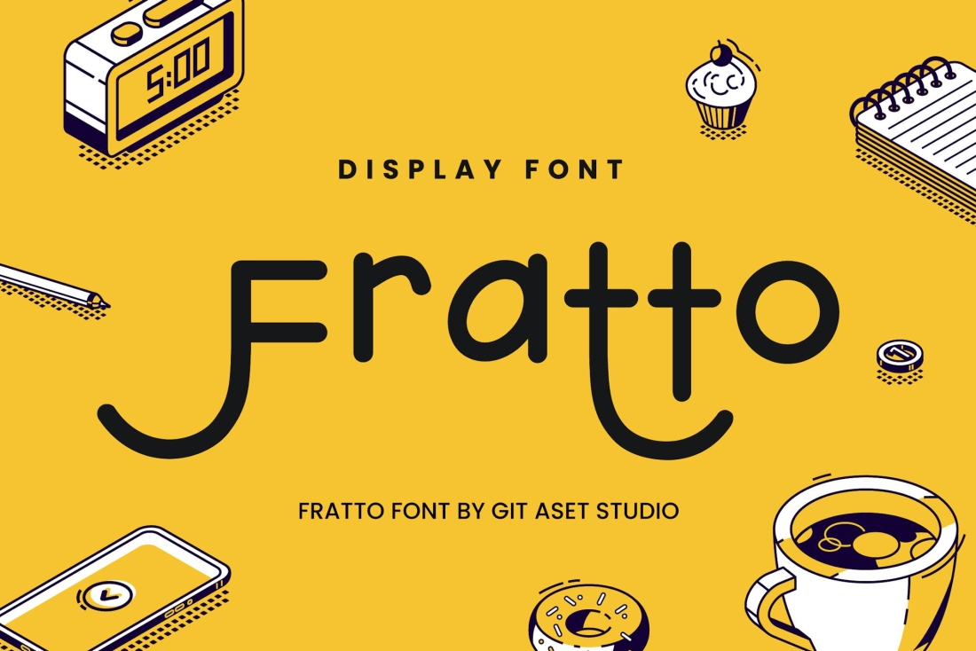 Fratto - Display Playful font
