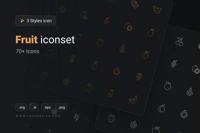 fruit Icons Set