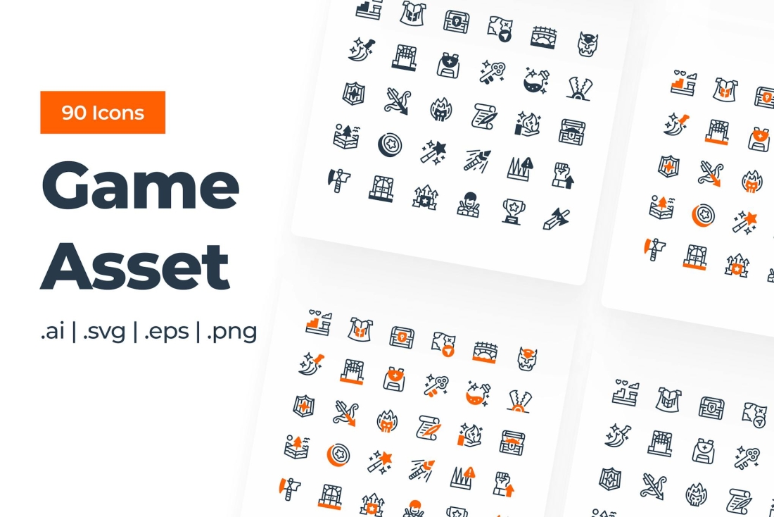 Game Asset Icon Set