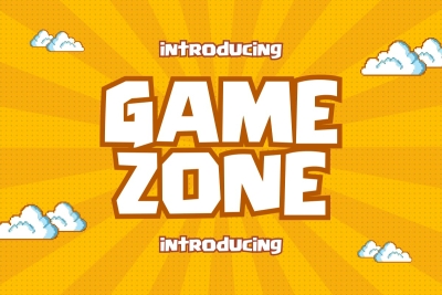 Game Zone - Game Display Font