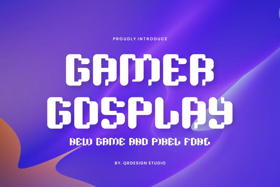 Gamer Gosplay - Pixel Font