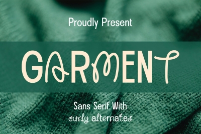 Garment - Sans Serif Font