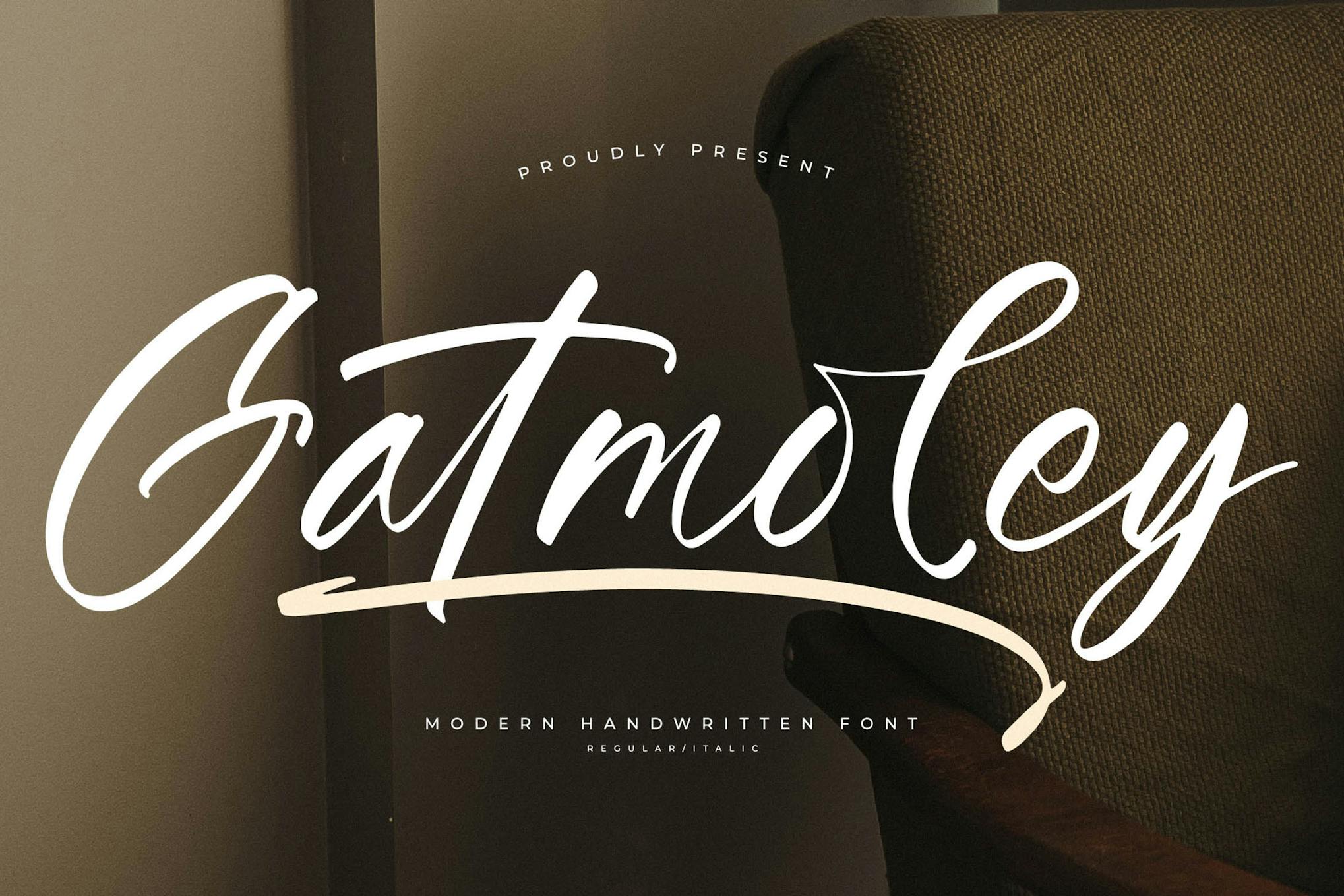 Gatmoley Modern Handwritten Font