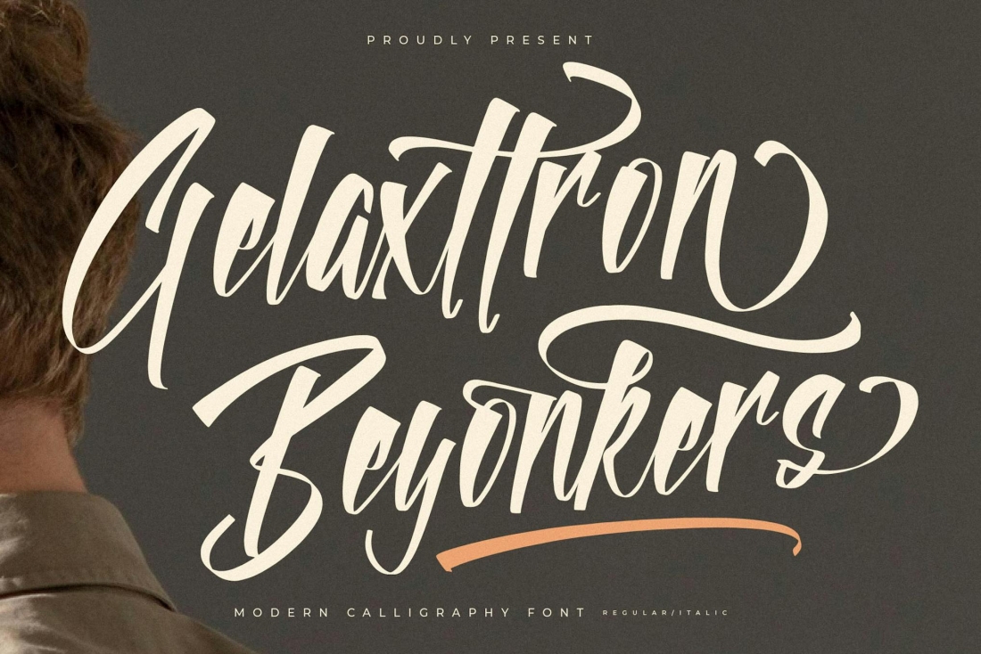 Gelaxttron Beyonkers Modern Calligraphy Font