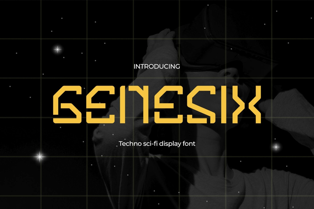Genesix - The Futuristic Font