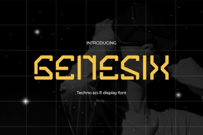 Genesix - The Futuristic Font