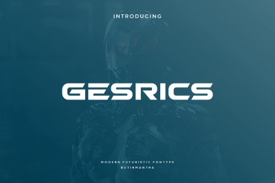Gesrics - Futuristic Font