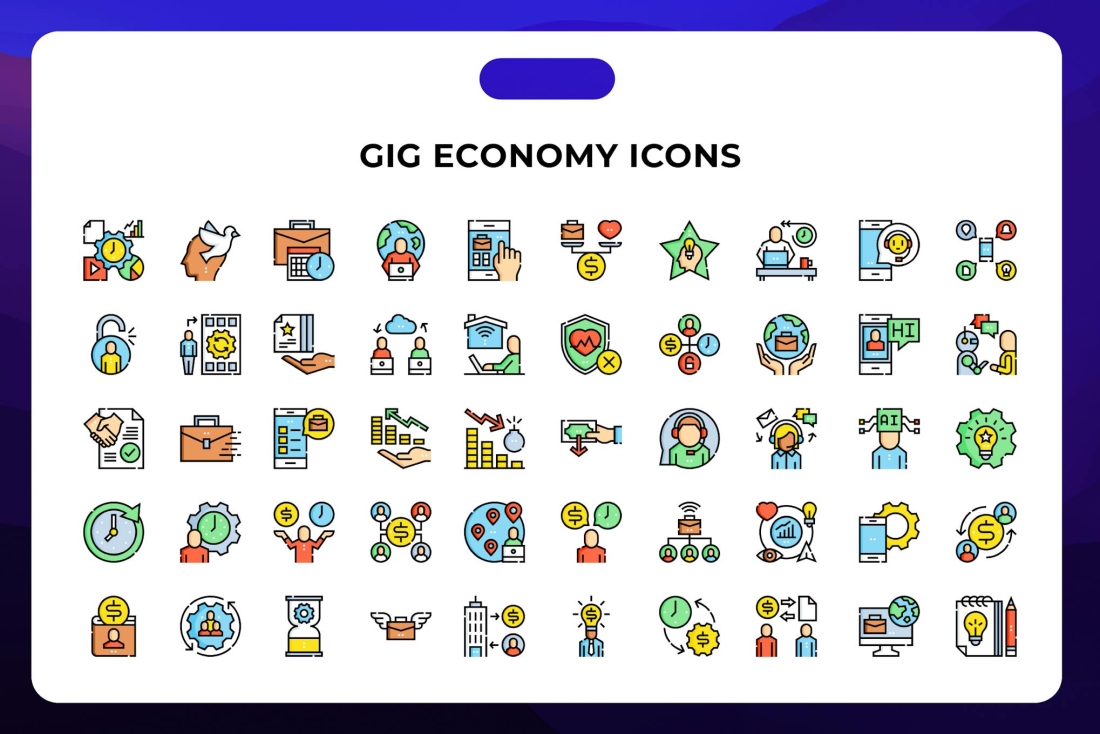Gig Economy Icons
