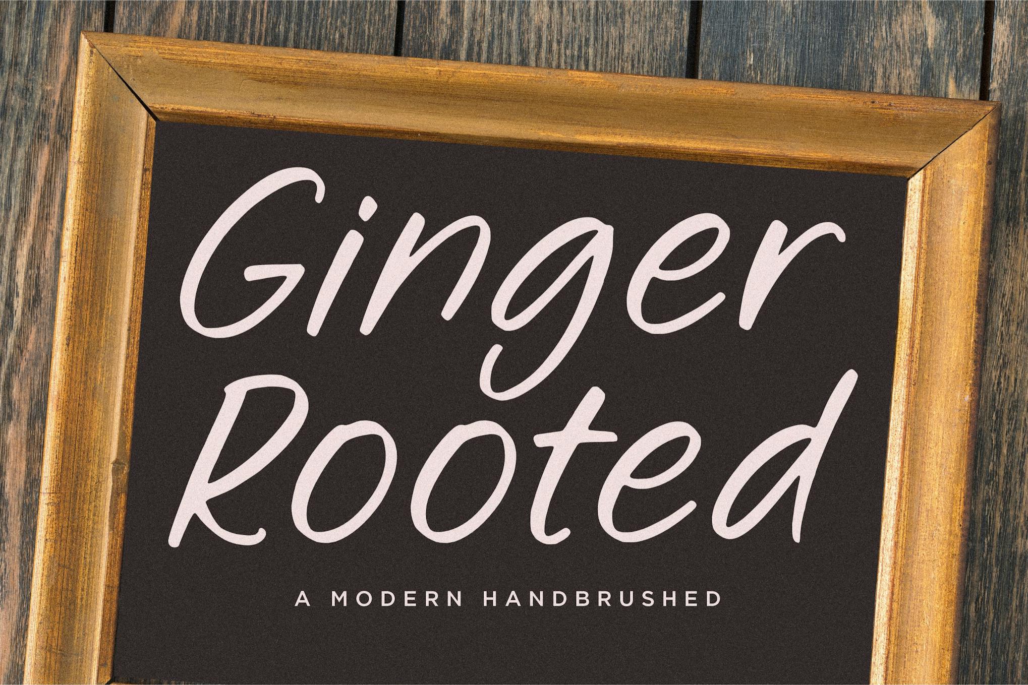Ginger Rooted Script Font