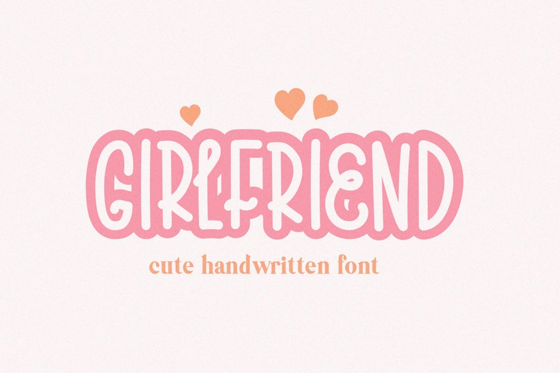 Girlfriend Romantic Handwritten Font