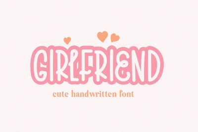Girlfriend Romantic Handwritten Font