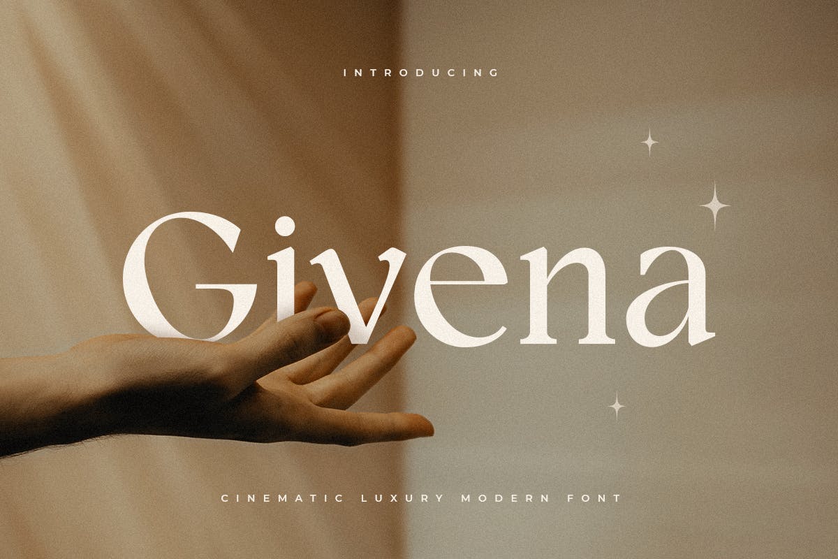 Givena – Cinematic Luxury Modern Font