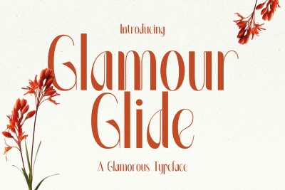 Glamour Glide - Glamorous Typeface