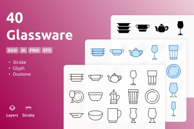 Glassware - Icons Pack