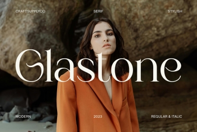 Glastone - Modern Serif Typeface