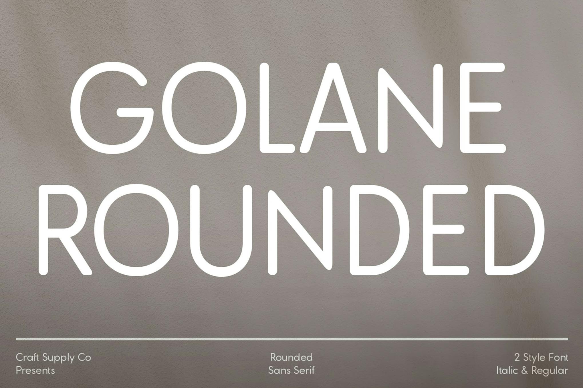 Golane Rounded