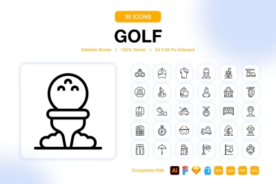 Golf Icon Pack