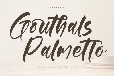 Gouthals Palmetto Modern Handwritten Font