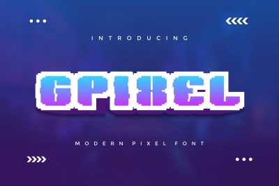 Gpixel - Modern Pixel Font