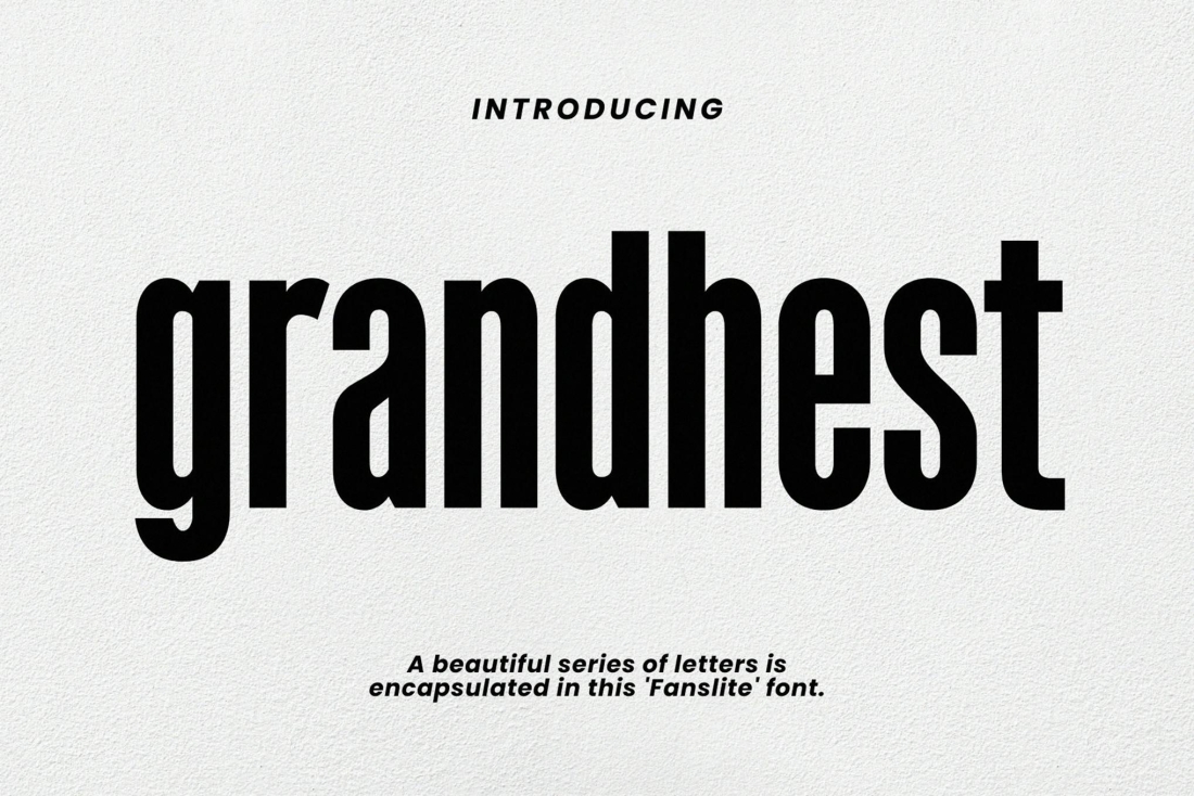 Grandhest Modern Futuristic Font