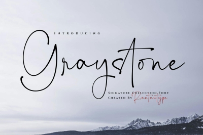 Graystone Elegant Signature Font