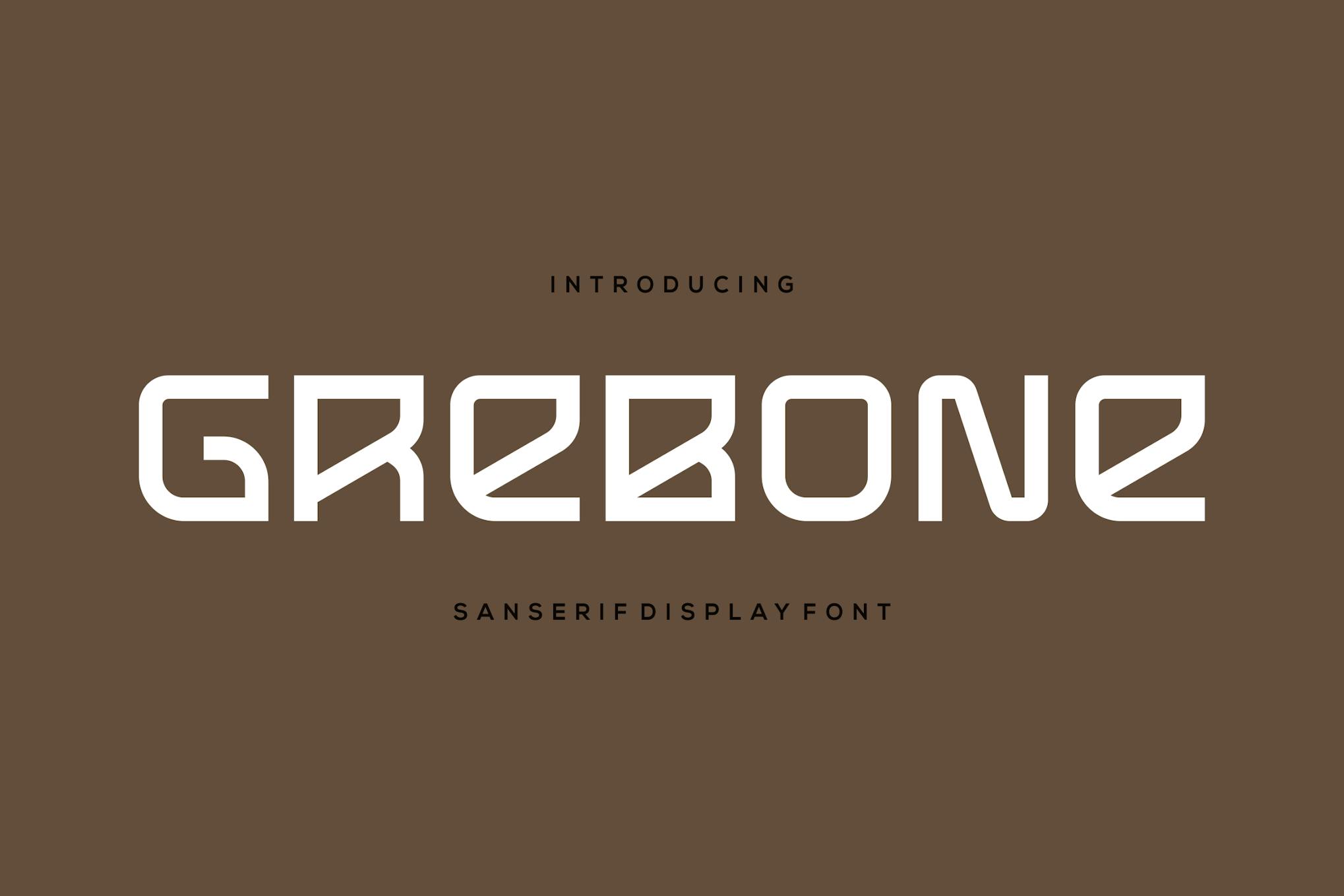 Grebone Fonts