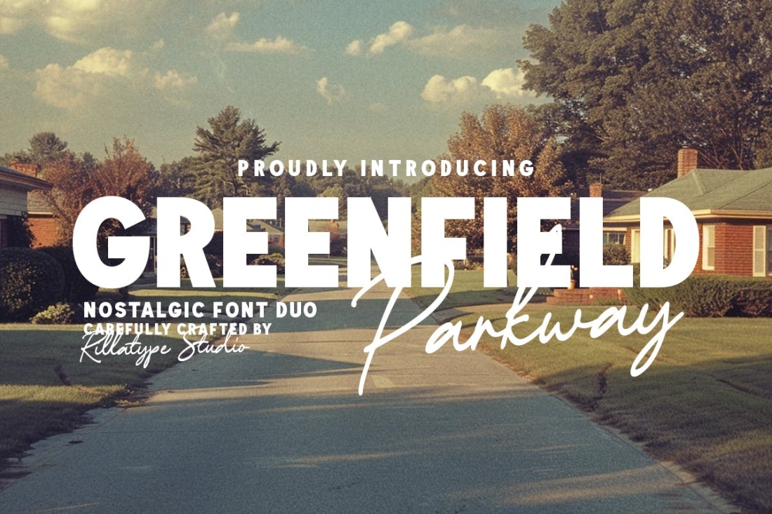 Greenfield Parkway Font Duo