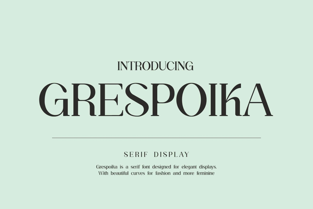 Grespoika Serif Display Font