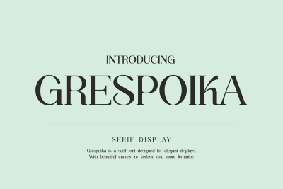 Grespoika Serif Display Font